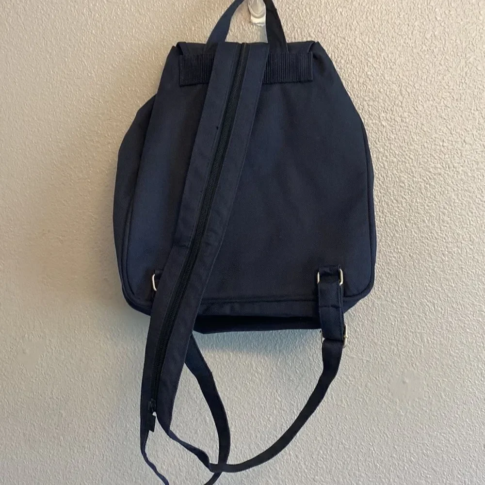 Classic navy blue mini vintage 90’s backpack